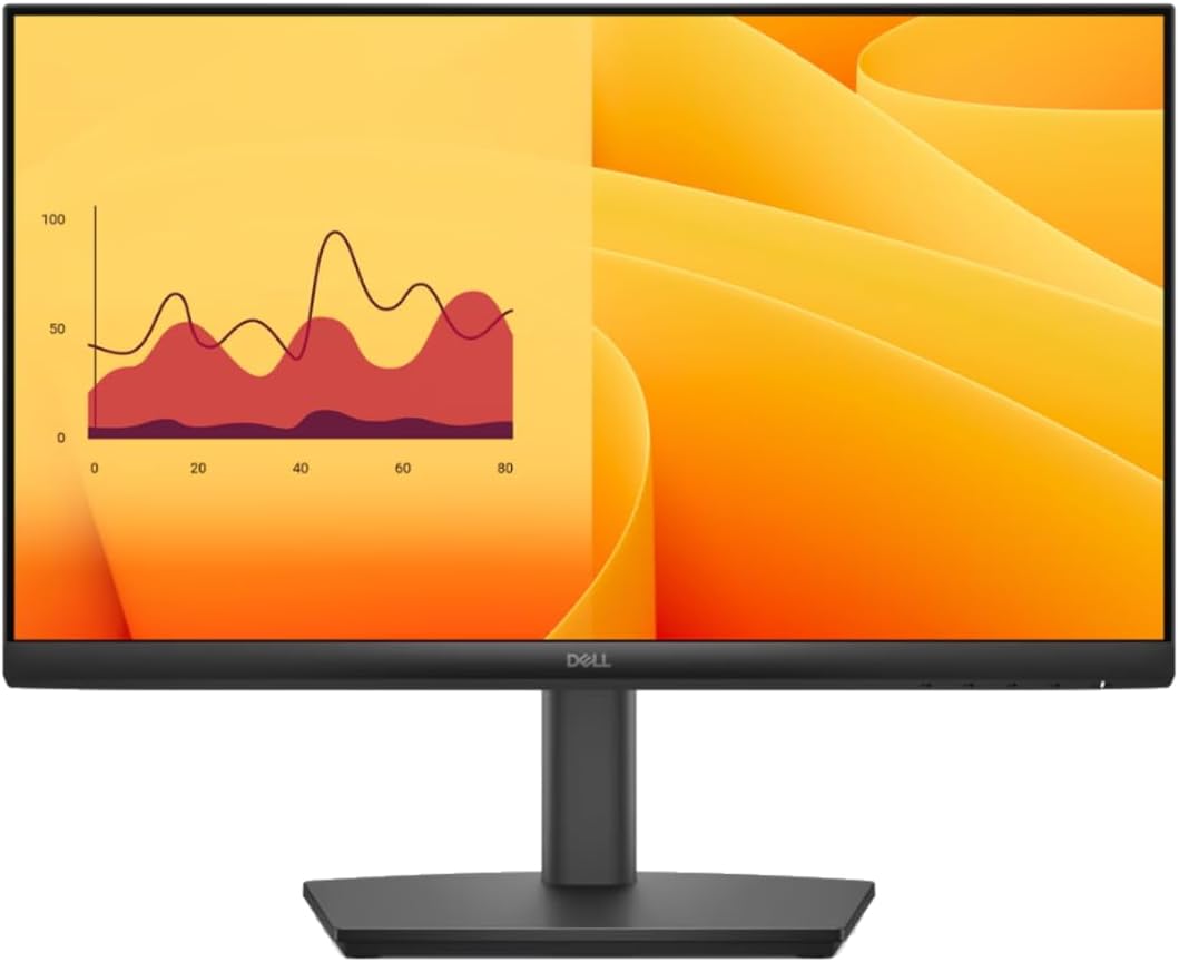 Dell Pro 22 Dell E2225HSM 21.5-Inch Height Adjustable Vertical Horizontal Rotation Speaker Equipped Monitor VESA100 Monitor Arm Compatible 1920 x 1080 100Hz