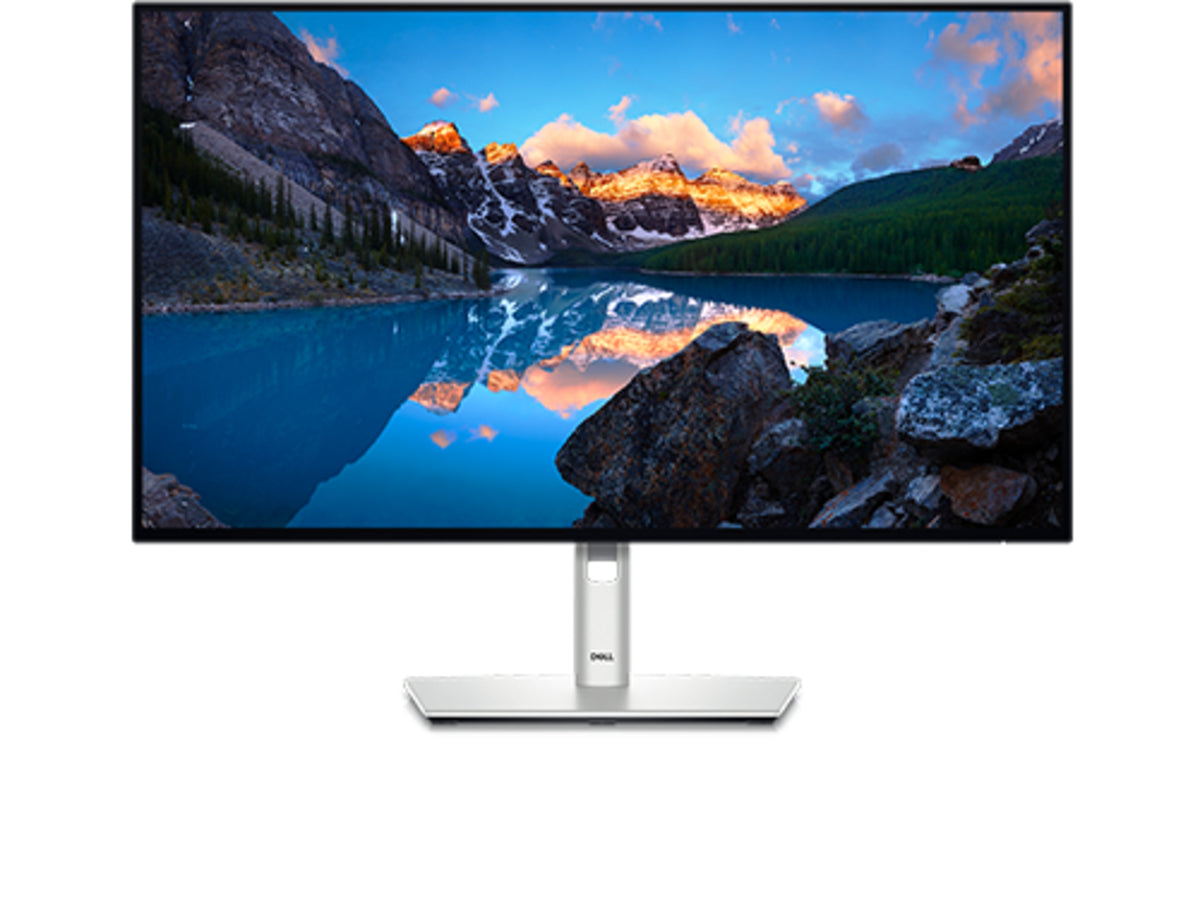 Dell UltraSharp U2724DE 27-inch QHD Thunderbolt hub monitor with silver stand